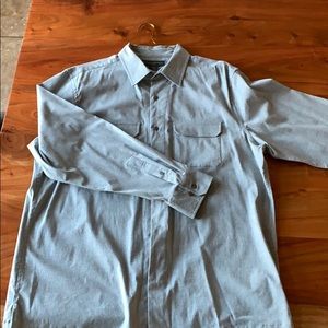 Grey Banana Republic dress shirt.